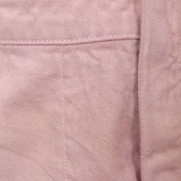 MADEWELL x MN Dye Studio Denim Patch-Pocket Mini Button Dress S Shaded Pink B7 - Picture 6 of 8